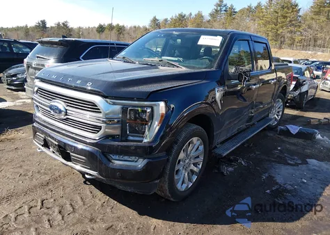 2021 Ford F-150 Limited из США, поврежденный, VIN 1FTFW1E8XMFB55073